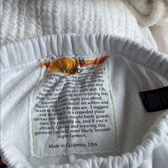 White Jogger Pants - Picture 5 of 5